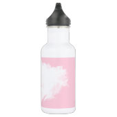 Bouteille D'eau Peine blanche rose douce - Floral (Droite)