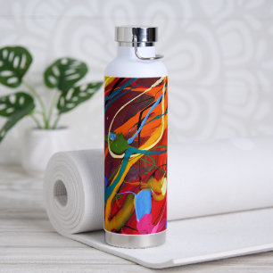 Bouteille D'eau Peinture Abstraite