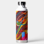 Bouteille D'eau Peinture Abstraite (Droite)