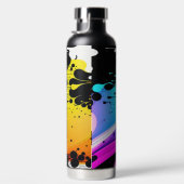 Bouteille D'eau Peinture Abstraite (Droite)