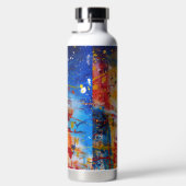 Bouteille D'eau Peinture Abstraite (Droite)