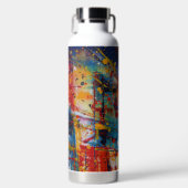 Bouteille D'eau Peinture Abstraite (Avant)