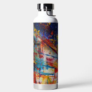 Bouteille D'eau Peinture Abstraite