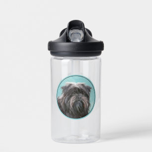 Bouteille D'eau Peinture Affenpinscher - Joli art original chien