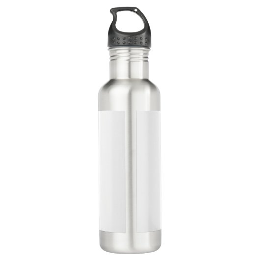 Bouteille D'eau Peinture aquarelle Wolf (Dos)