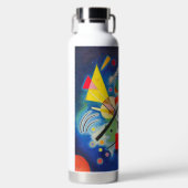 Bouteille D'eau Peinture Bleue Kandinsky (Avant)