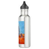 Bouteille D'eau Peinture Citrouille écureuil (Droite)