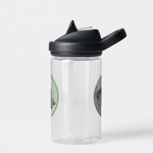 Bouteille D'eau Peinture de Wolfhound irlandais - Joli art origina (Gauche)