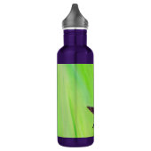 Bouteille D'eau Peinture des colibris et des petits pois (Gauche)