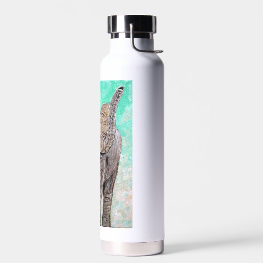 Bouteille D'eau Peinture des éléphants de bébé (Gauche)