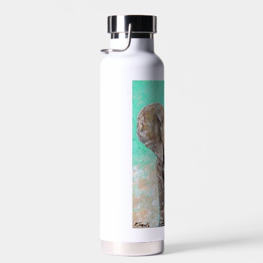 Bouteille D'eau Peinture des éléphants de bébé (Plage)