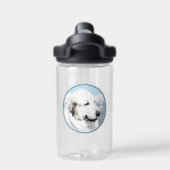 Bouteille D'eau Peinture des Pyrénées - Art original du chien (Salle de sport)