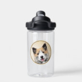 Bouteille D'eau Peinture islandaise pour chien de mer - Art origin (Salle de sport)