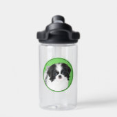 Bouteille D'eau Peinture japonaise de chiot - Chien Art (Salle de sport)