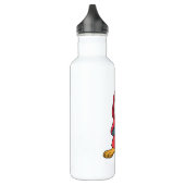Bouteille D'eau Penguin comme pompier avec extincteur (Gauche)