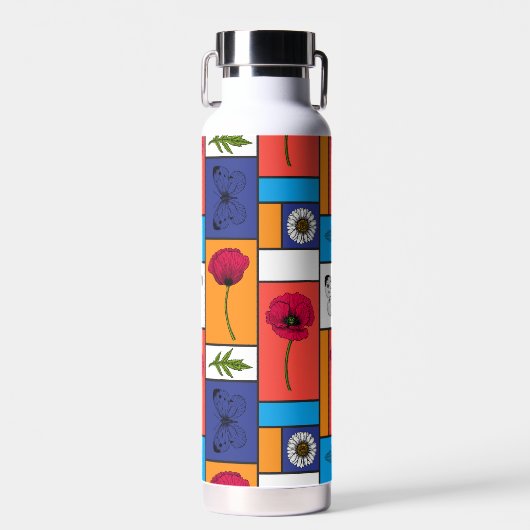 Bouteille D'eau Pépites dans des boîtes colorées (Avant)