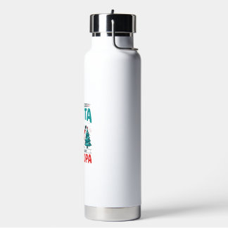 Bouteille D'eau Père Noël Grand-père Famille