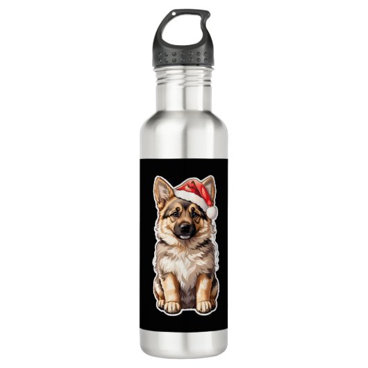 Bouteille D'eau Père Noël Pawster (Devant)