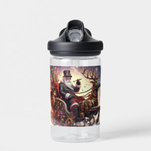 Bouteille D'eau Père Noël/Rennes noël/hiver steampunk