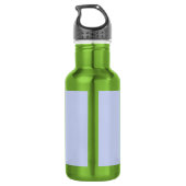 Bouteille D'eau Père Noël vue de devant Joyeux Noël (Dos)