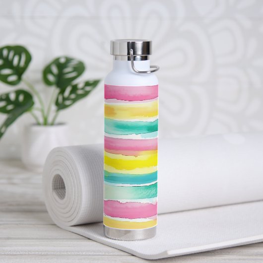 Bouteille D'eau Période estivale (Yoga (pivoté))