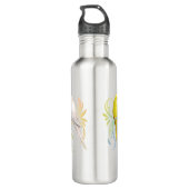 Bouteille D'eau Perruques colorées (Dos)