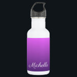 Bouteille D'eau Personalisé violet ombre<br><div class="desc">Personalisé violet ombre</div>