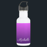 Bouteille D'eau Personalisé violet ombre<br><div class="desc">Personalisé violet ombre</div>