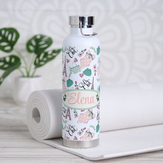 Bouteille D'eau personalizado de parís Chic (Yoga)