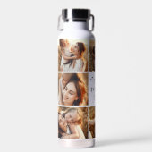 Bouteille D'eau Personalized Best Mom Ever 8-Photo Collage Elegant (Avant)