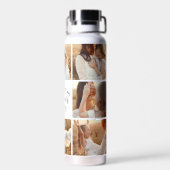 Bouteille D'eau Personalized Best Mom Ever 8-Photo Collage Elegant (Arrière)
