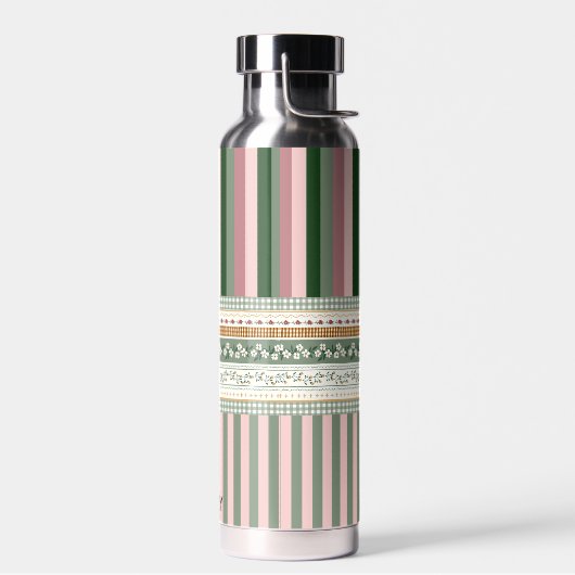 Bouteille D'eau Personalized Elegant Pattern Water Bottle (Gauche)