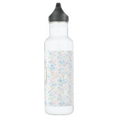 Bouteille D'eau Personalized Floral Monogram Water Bottle (Droite)