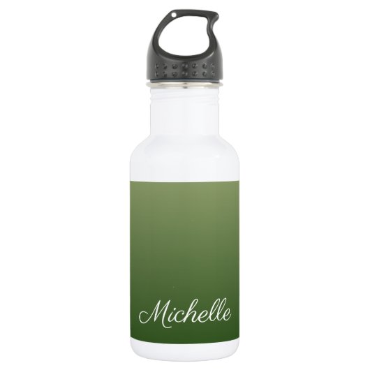 Bouteille D'eau Personalized green (Devant)
