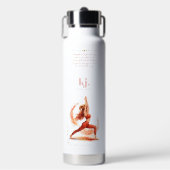 Bouteille D'eau Personalized Illustrated Aries Zodiac Quote (Salle de sport)