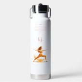 Bouteille D'eau Personalized Illustrated Leo Zodiac Quote (Salle de sport)