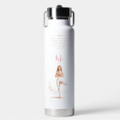 Bouteille D'eau Personalized Illustrated Libra Zodiac Quote (Salle de sport)