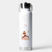 Bouteille D'eau Personalized Illustrated Sagittarius Zodiac Quote (Salle de sport)