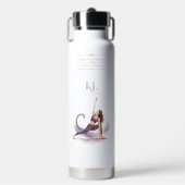 Bouteille D'eau Personalized Illustrated Scorpio Zodiac Quote (Salle de sport)