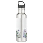 Bouteille D'eau Personalized Lavender Flowers Teacher Appreciation (Dos)