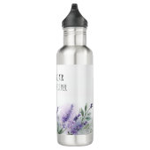 Bouteille D'eau Personalized Lavender Flowers Teacher Appreciation (Droite)