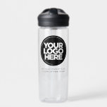 Bouteille D'eau Personalized Logo and Text Business<br><div class="desc">Personalized Logo and Text Business Water Bottle</div>