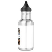 Bouteille D'eau Personalized Love Photo Collage Water Bottle (Droite)