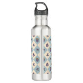 Bouteille D'eau Personalized Magical Book Academy Wizard Blue (Dos)