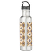 Bouteille D'eau Personalized Magical Book Academy Wizard Gold (Dos)