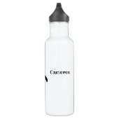 Bouteille D'eau Personalized Name Cute Peeking Penguin (Droite)