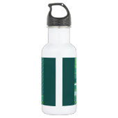 Bouteille D'eau Personalized name grenn dinosaur water bottle (Dos)