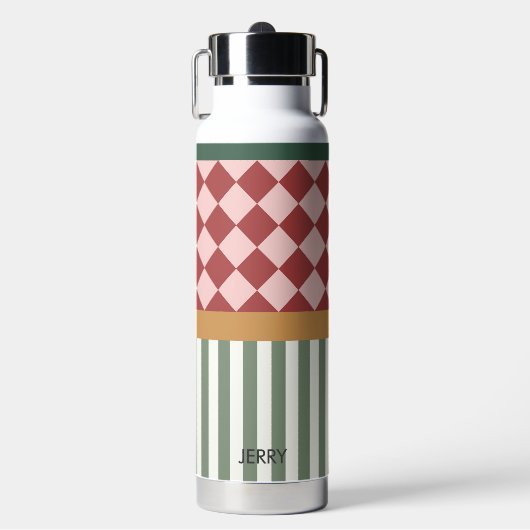 Bouteille D'eau Personalized Pattern Water Bottle with Name (Salle de sport)