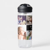 Bouteille D'eau Personalized Photo Collage Best Dad Ever (Extérieur)
