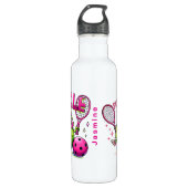 Bouteille D'eau Personalized "Pickle Ballin'" Water Bottle (Devant)